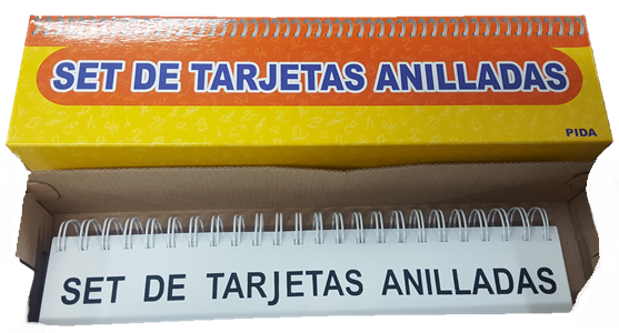 SET DE TARJETAS ANILLADAS