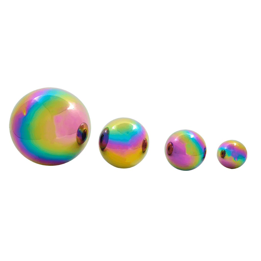 BOLAS SENSORIALES REFLECTANTES EXPLOSION DE COLORES (PACK X 4)