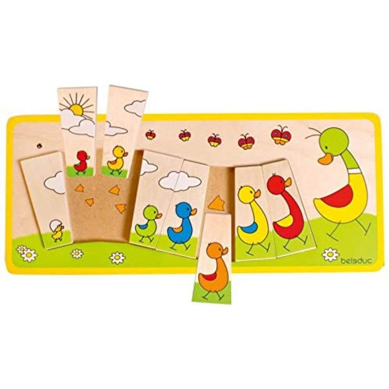 ENCAJE DE RELACION PATITOS TAMAÑOS COD 11100 BLD