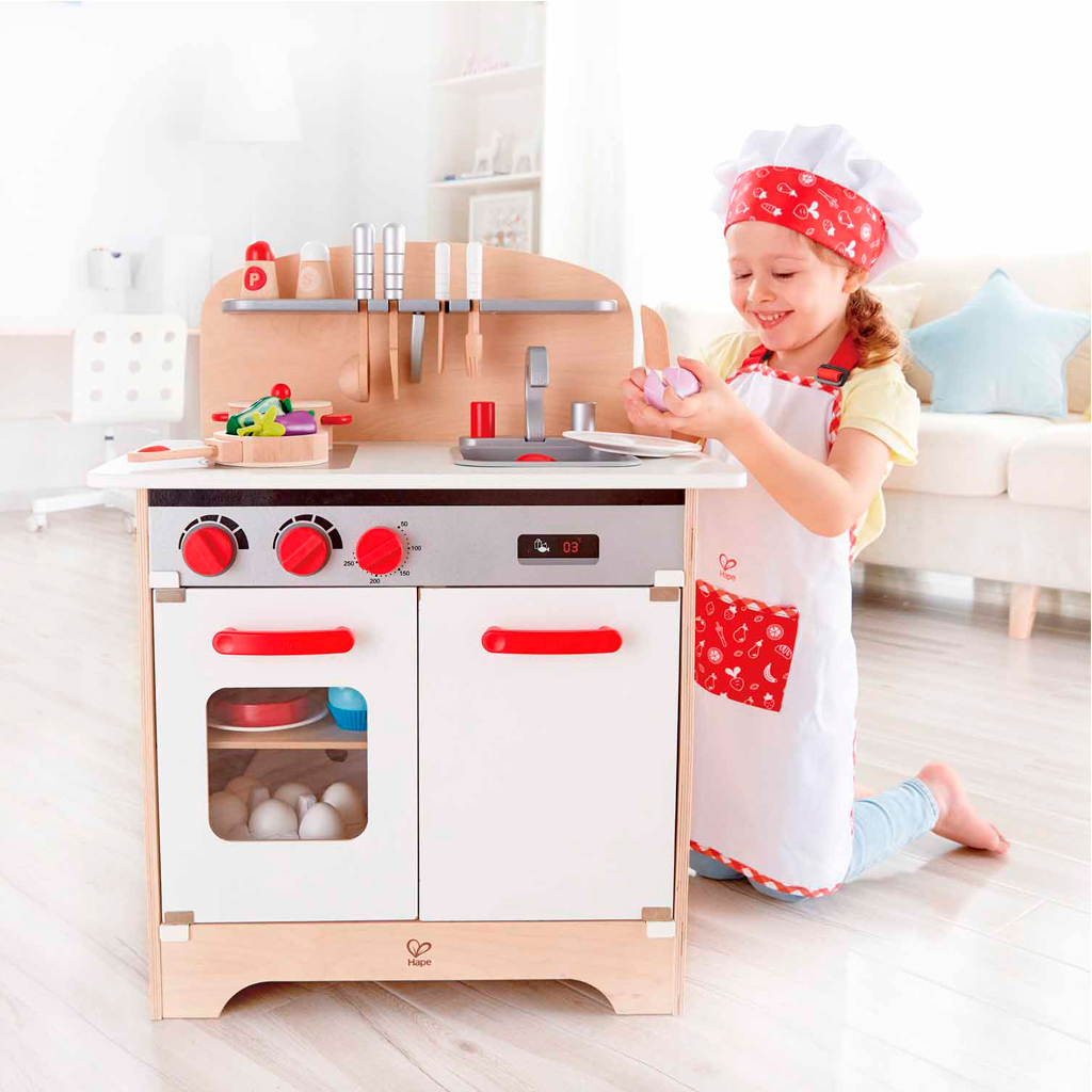 Pack &quot;Completa tu cocina&quot; JUEGO DE COCINA PARA CHEF E3137+COCINA GOURMET BLANCA E3152