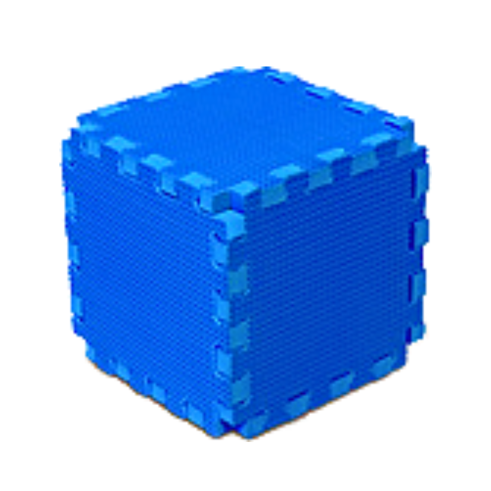 CUBO ENCAJABLE 15 MM AZUL MF