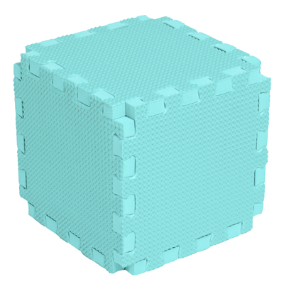 CUBO ENCAJABLE 15 MM VERDE AGUA MF