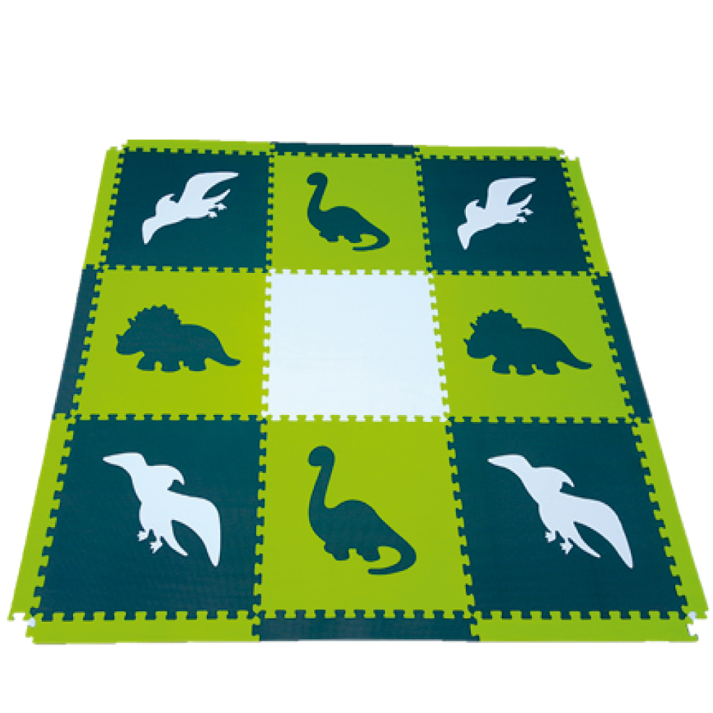 Chicrug Alfombras educativas de dinosaurio para niños alfombra de