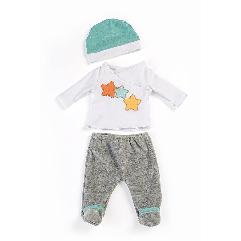 PIJAMA GRIS PARA MUÑECO ML31222