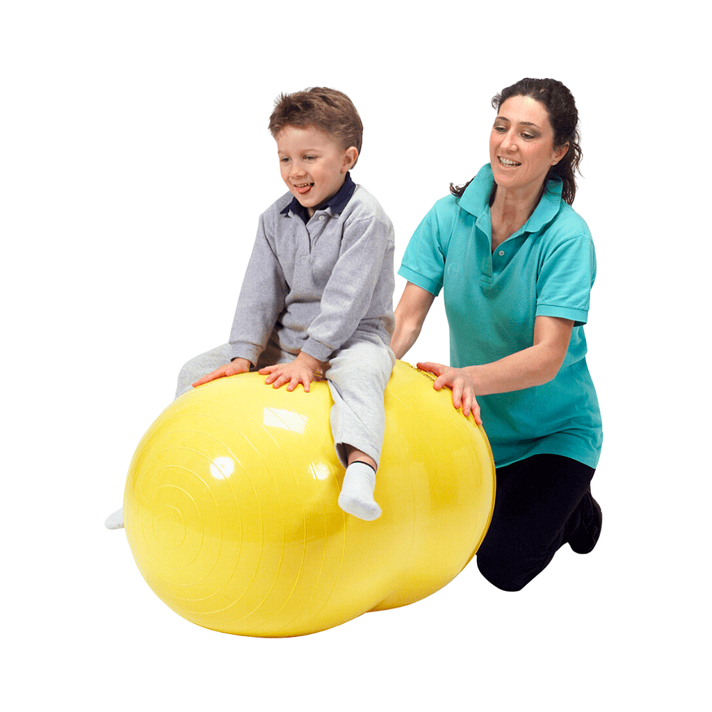 PELOTA PHYSIO ROLL 55 CM DIAM / LARGE 90 CM YELLOW COD 88.02 LDP | Alegría