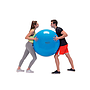 PELOTA PHYSIO GYMNIC 95 DIAMETRO AZUL COD 95.95 LDP  