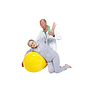 PELOTA PHYSIO ROLL 55 CM DIAM / LARGE 90 CM YELLOW COD 88.02 LDP