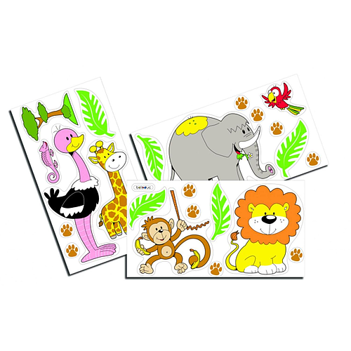 STICKERS TABLERO JUNGLA COD 23685 BLD