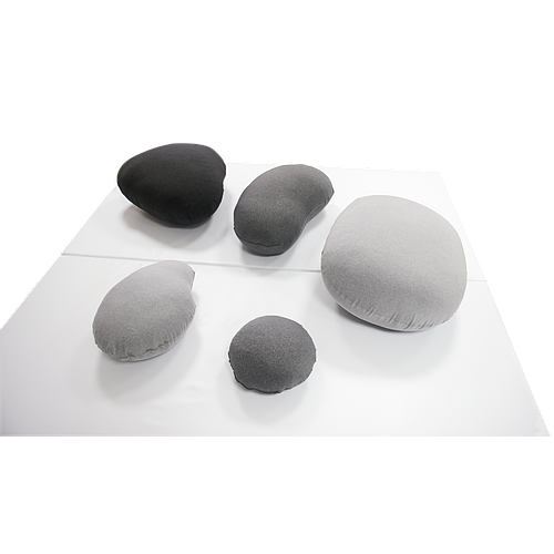 SET PUF MODELO PIEDRA X 5 UNID.
